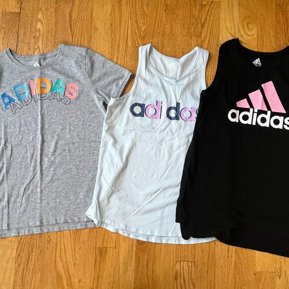Girls Adidas t-shirts (3) - Youth L